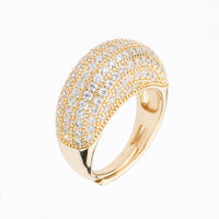 Anello Oval Pavè