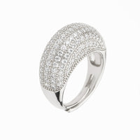 Anello Oval Pavè