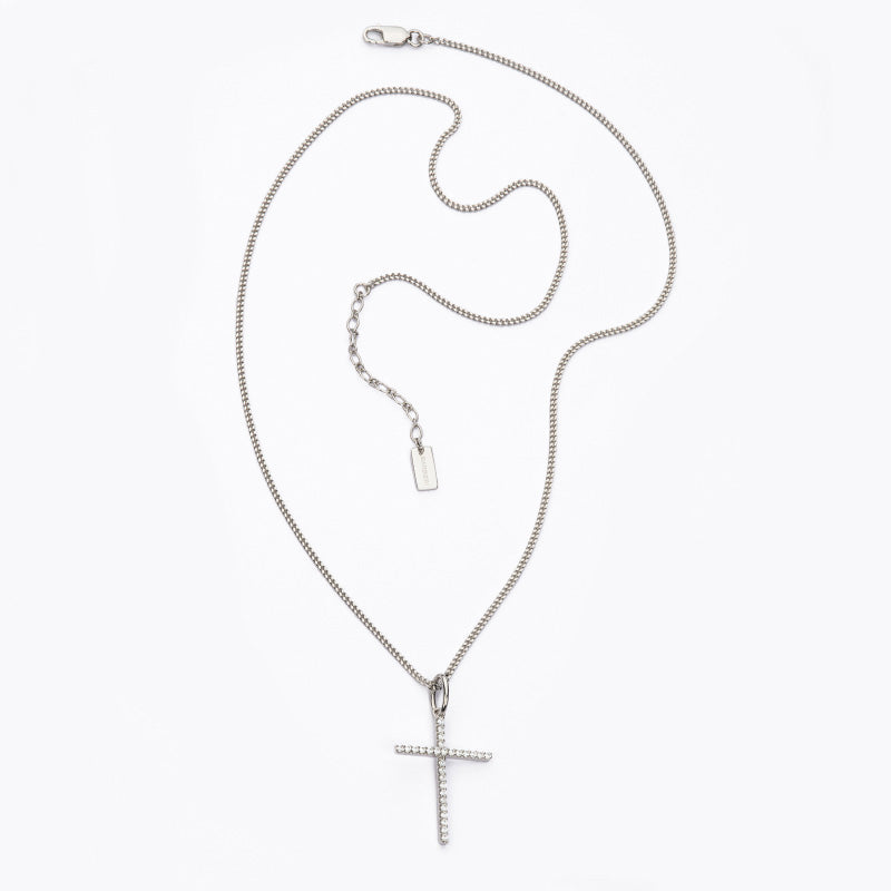 Collana Croce Silver
