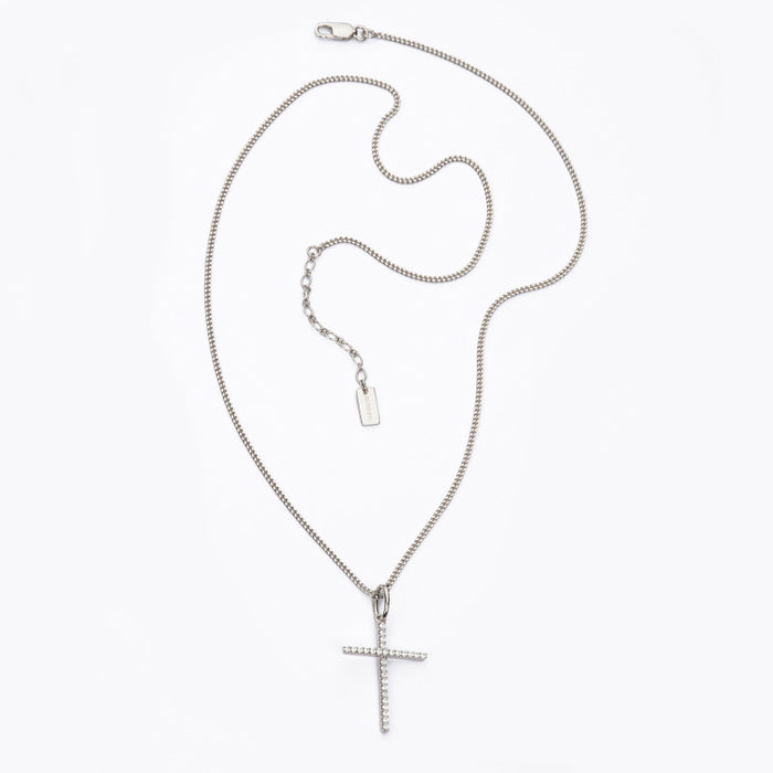 Collana Croce Silver