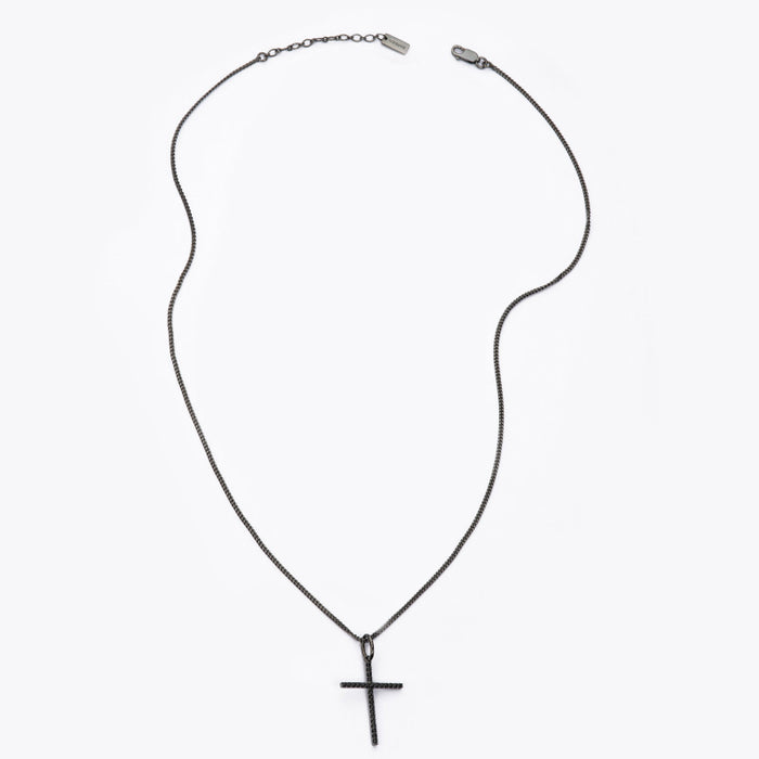 Collana Croce Silver