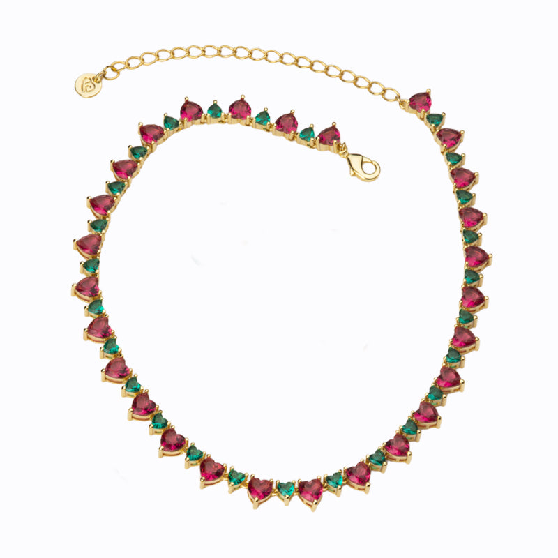 Collana Cuoricini
