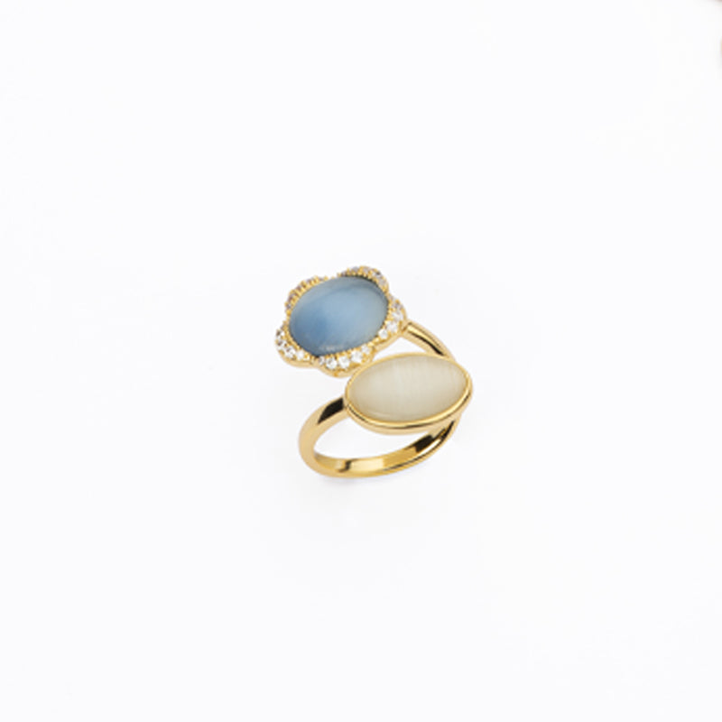 Anello Blu Pavot