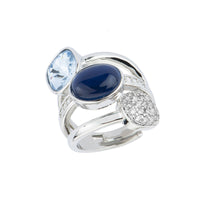 Anello Carrè Mix