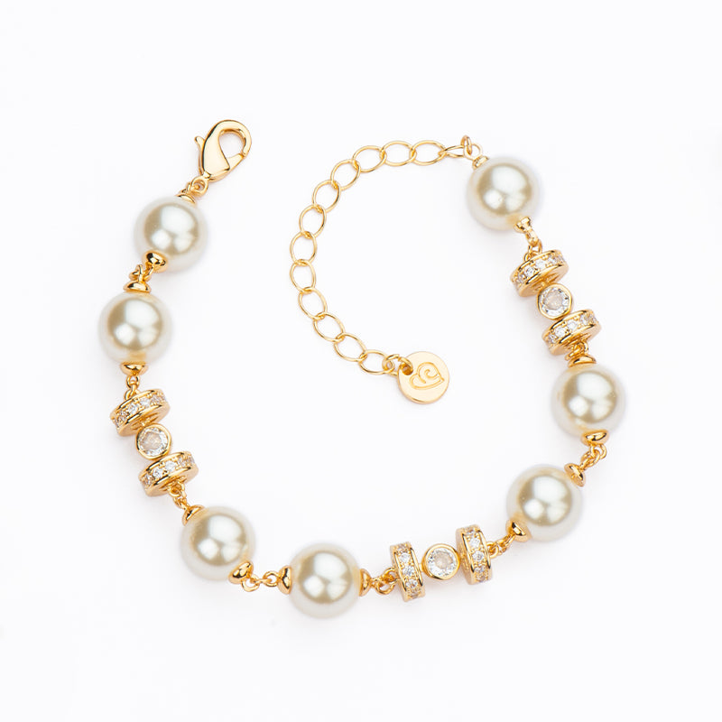 Bracciale Discs & Pearls