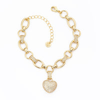 Parure Shiny Heart Gold