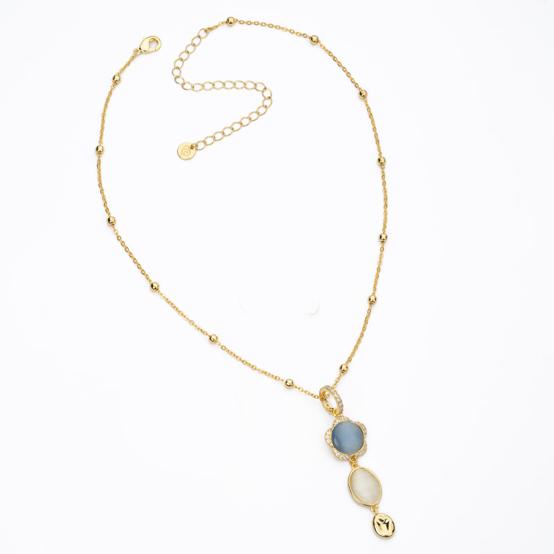 Collier Blu Pavot