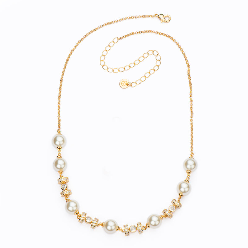 Collana Discs & Pearls Girocollo