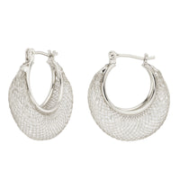 Orecchini Hoop Mesh