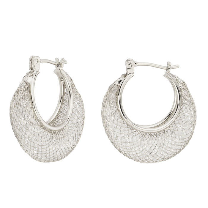 Orecchini Hoop Mesh