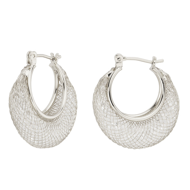 Orecchini Hoop Mesh