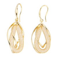 Orecchini Drop Mesh