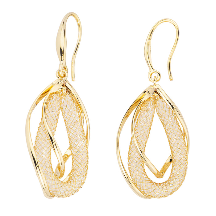 Orecchini Drop Mesh