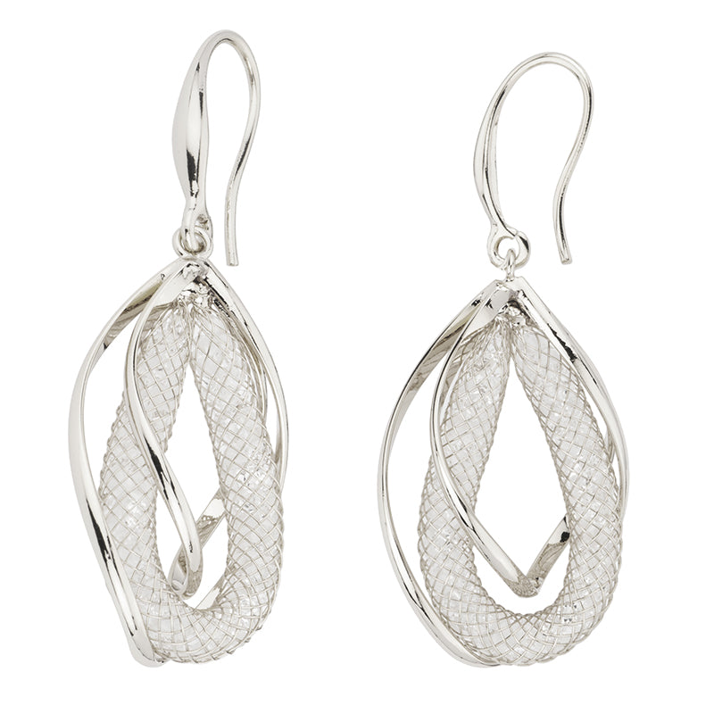 Orecchini Drop Mesh