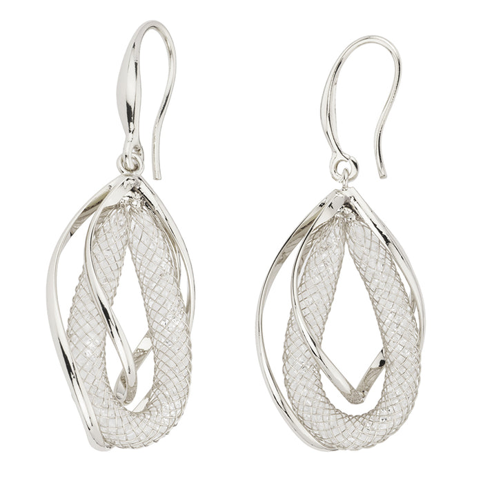 Orecchini Drop Mesh