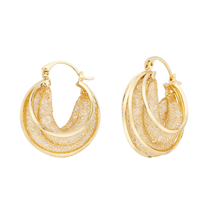 Orecchini Three Mesh