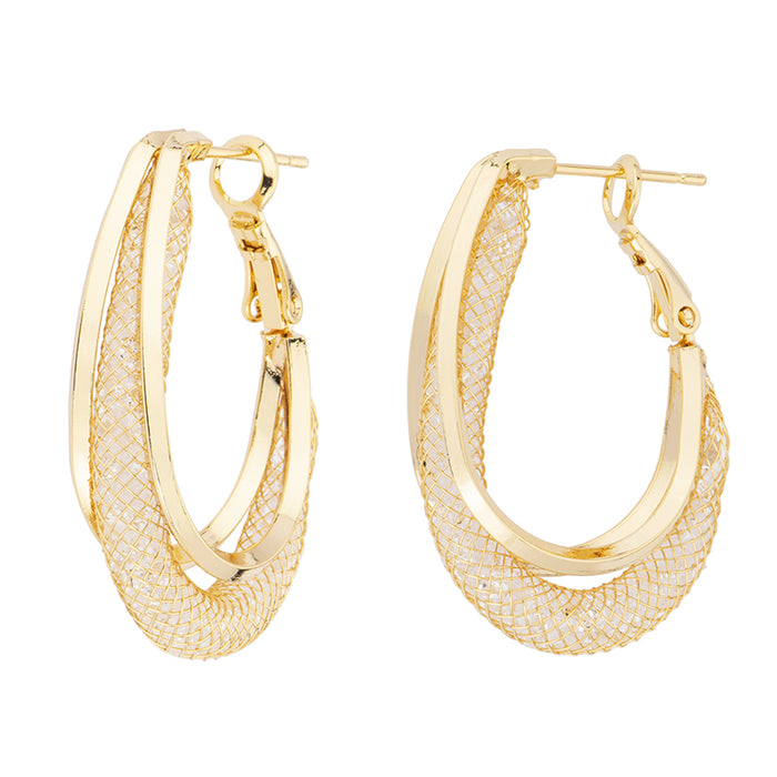 Orecchini Big Mesh