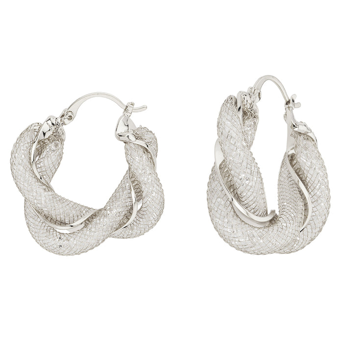 Orecchini Twisted Mesh