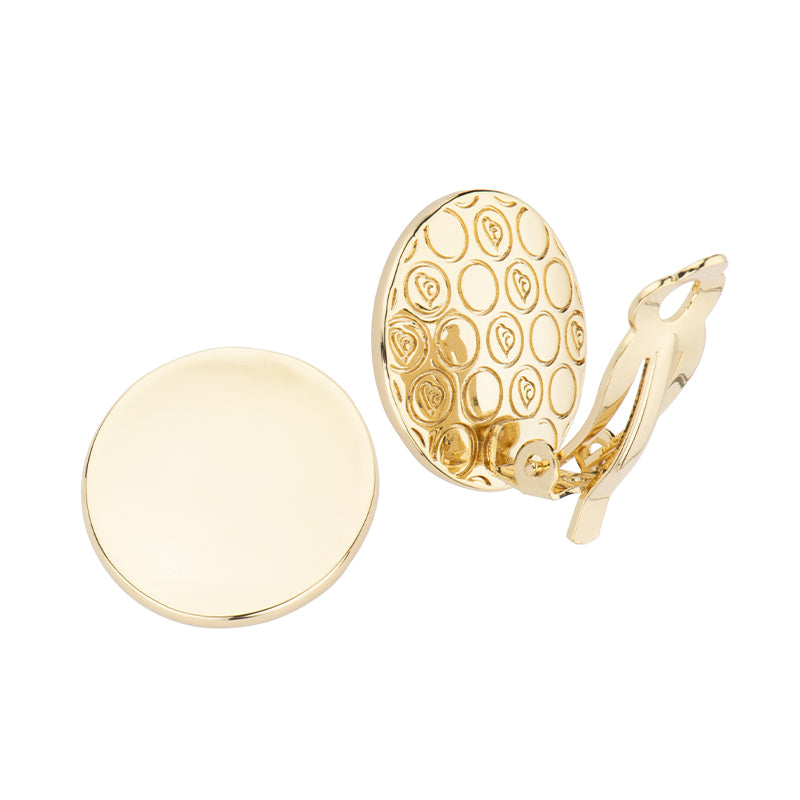 Orecchini Clip Plate