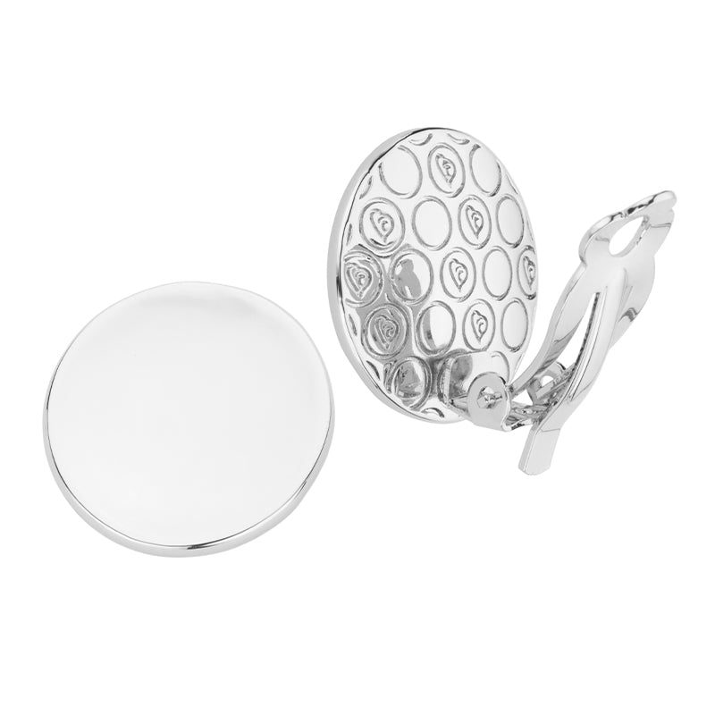 Orecchini Clip Plate